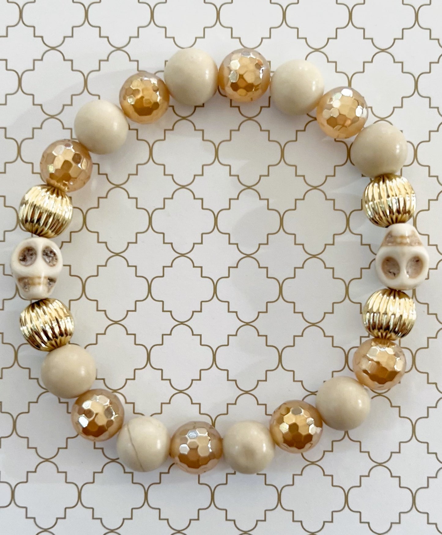 Elegant Skull Bracelet