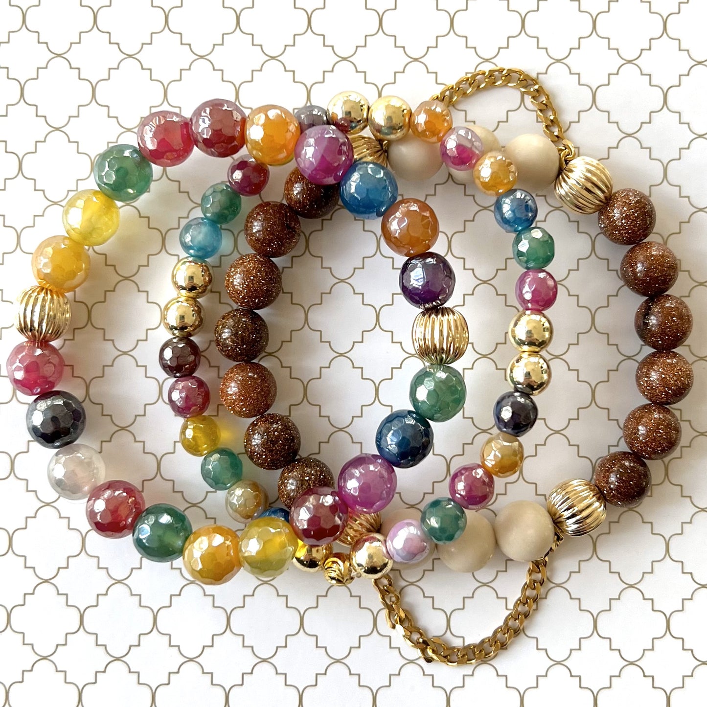 Holiday Lights 6mm Bracelet