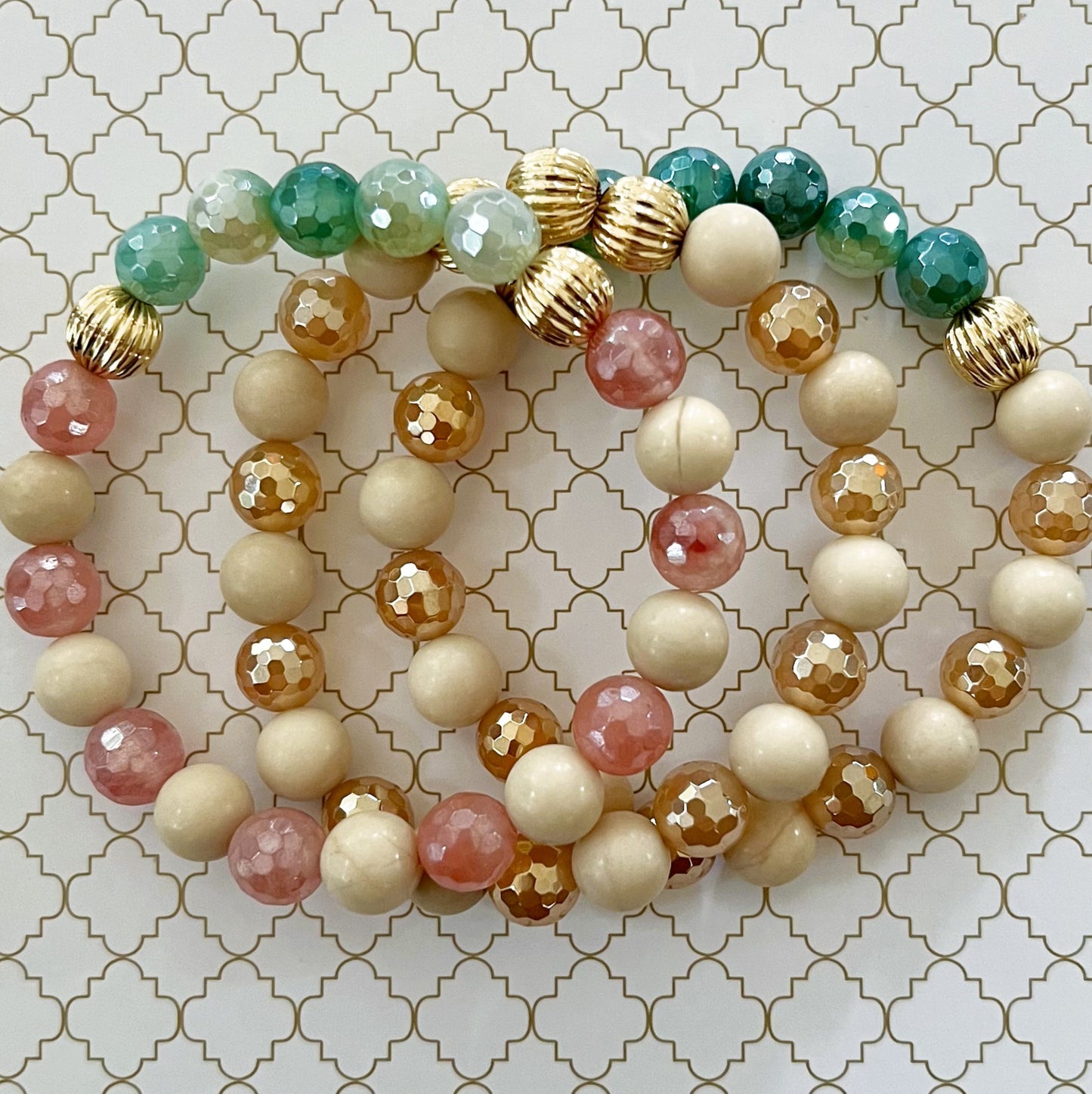 Pink Pumpkin Bracelet