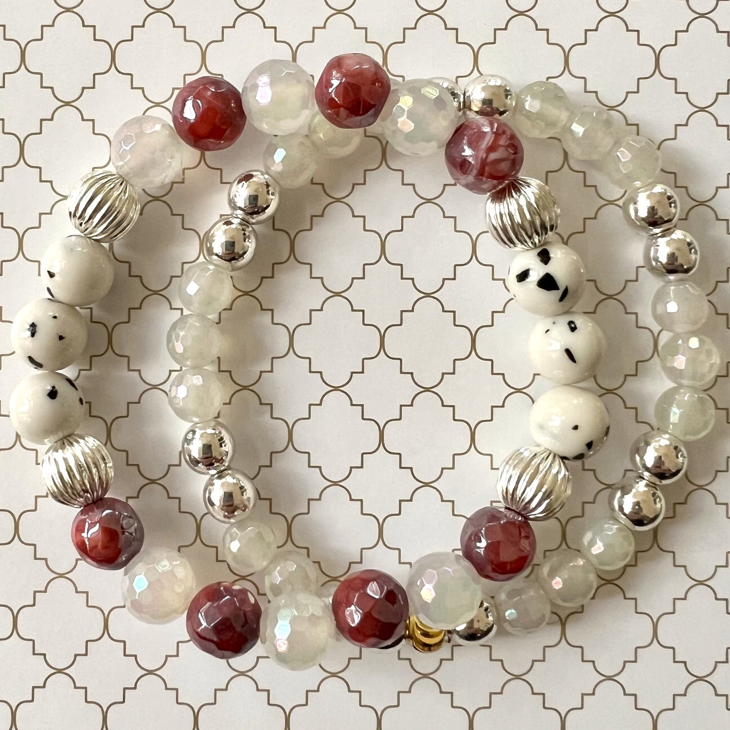 Peppermint Bark Bracelet