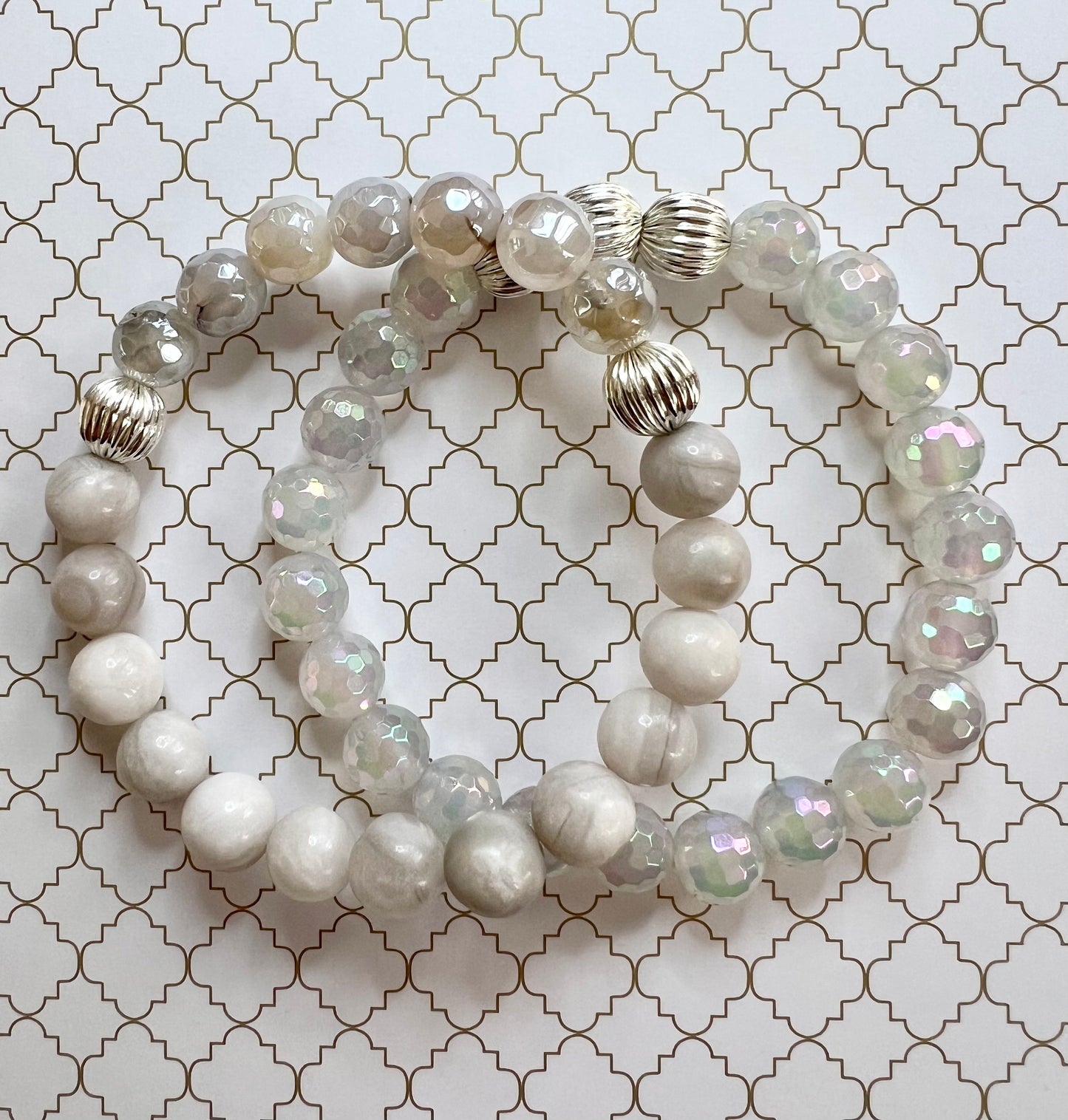 Cotton Candy White in Silver