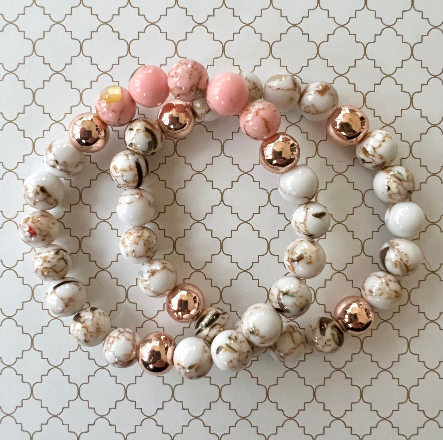 Shell Pink Rose in Rose Gold