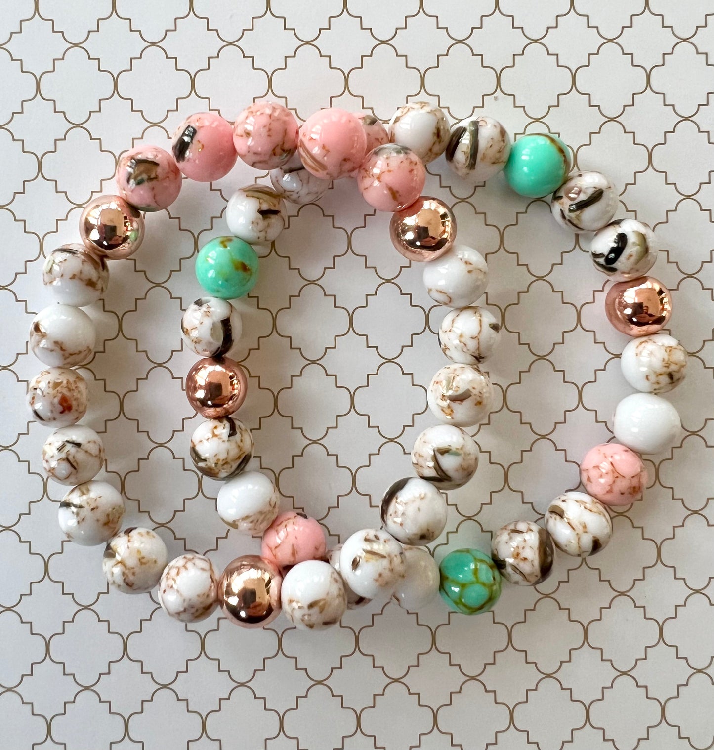 Shell Pink Rose in Rose Gold