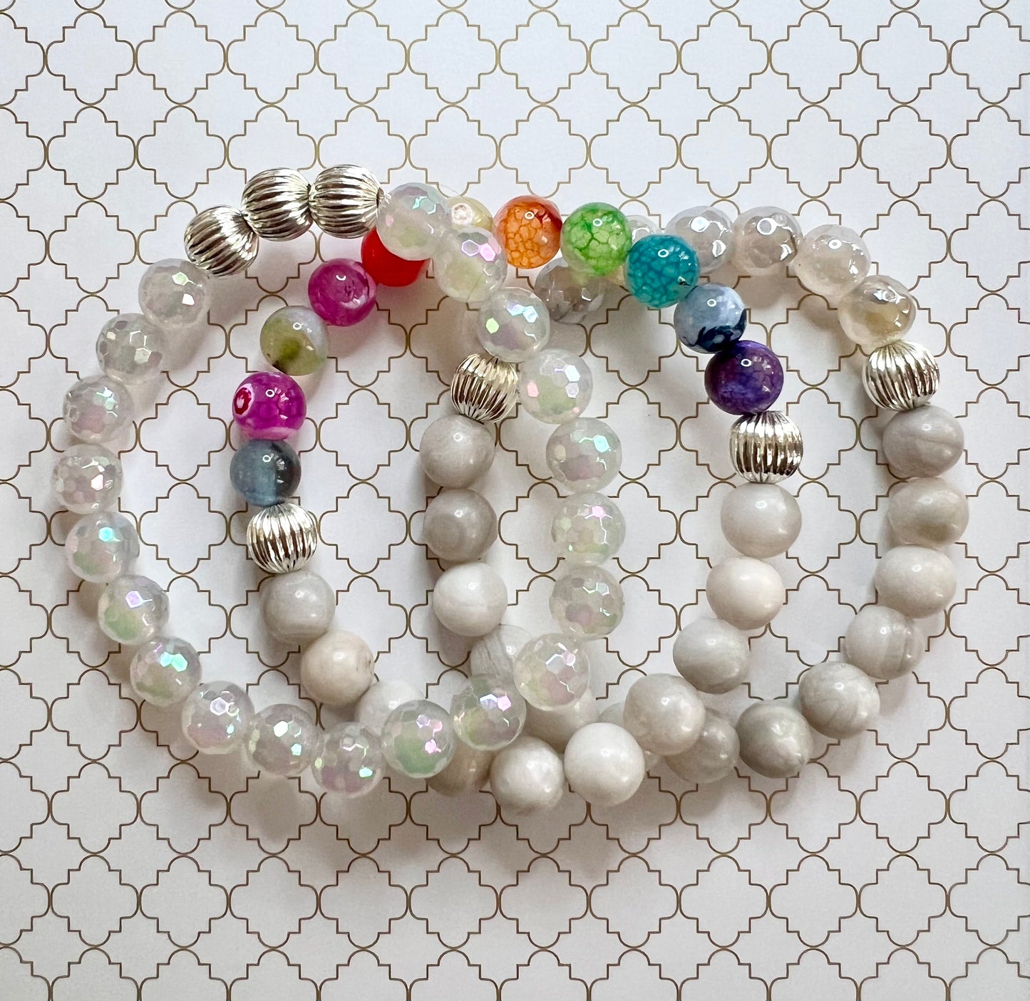 Cotton Candy White in Silver