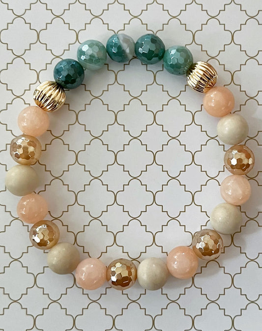 Peach Pumpkin Bracelet