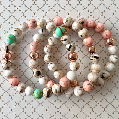 Shell Multicolor in Rose Gold